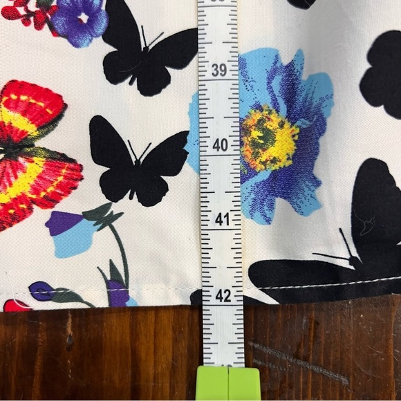 NWT Belle Poque Boutique Beautiful A-Line Dress in Colorful Butterfly Print Sz S - Picture 4 of 16